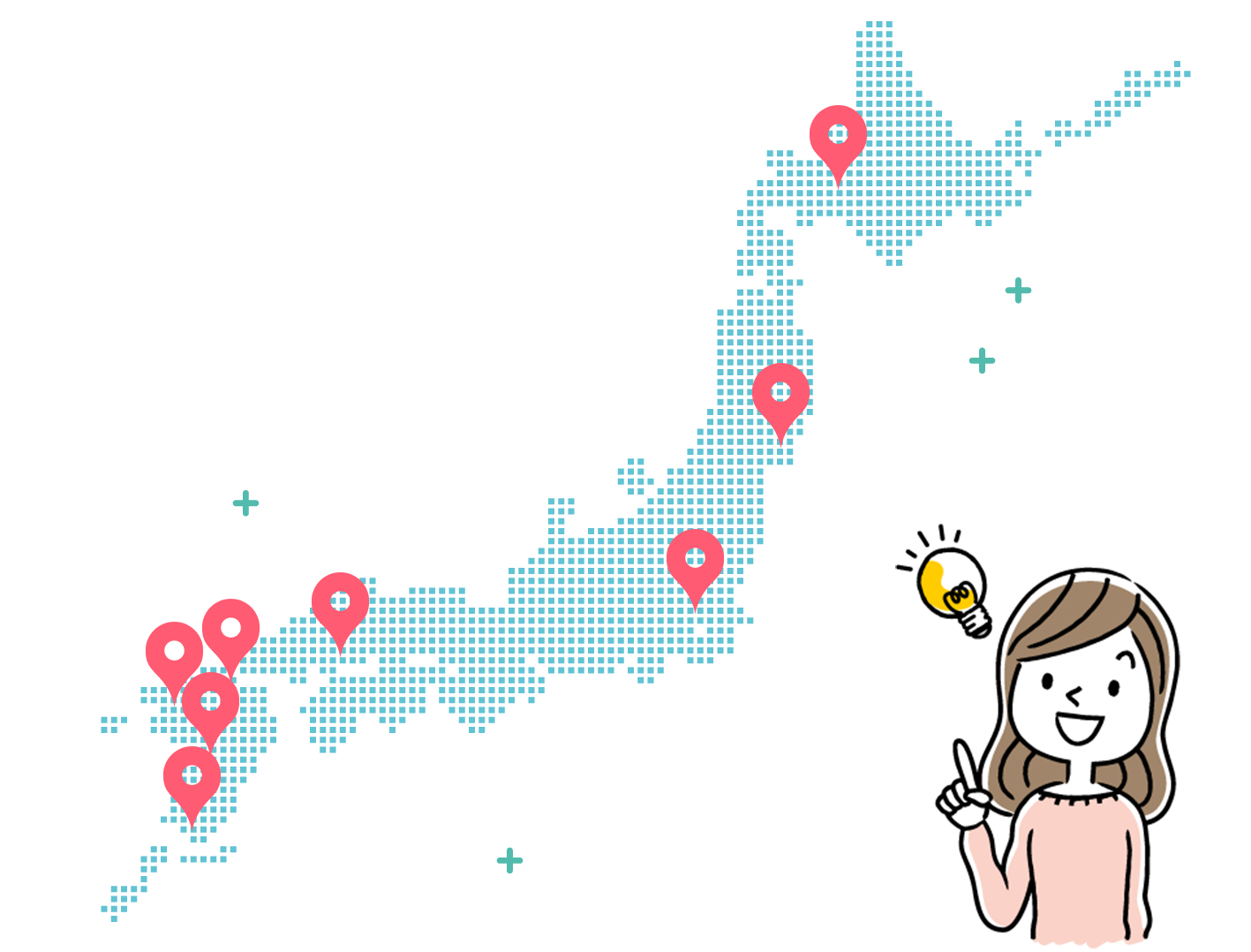 チャットレディ職場のエリア