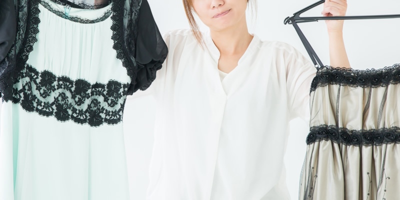 印象の違う服装に変えるだけでもOK